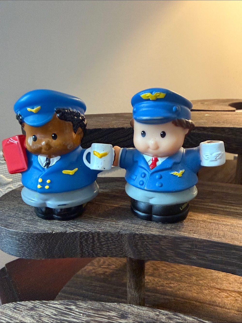 Fisher Price Little People Vintage Pilot Pair